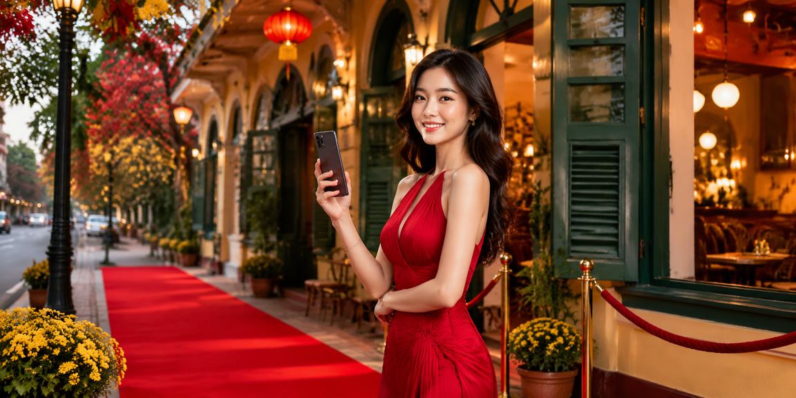 Người dùng Hà Nội thư giãn với cà phê và theo dõi kết quả cá cược trên điện thoại