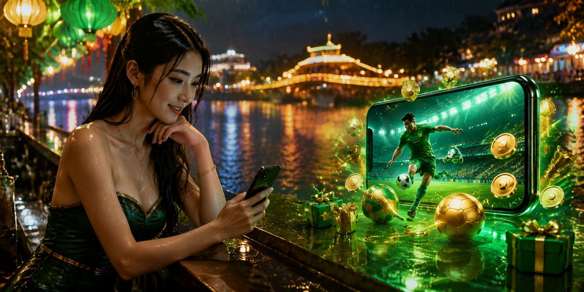 Nhóm bạn trẻ Việt Nam cùng xem kết quả xổ số trên màn hình lớn tại quán cà phê